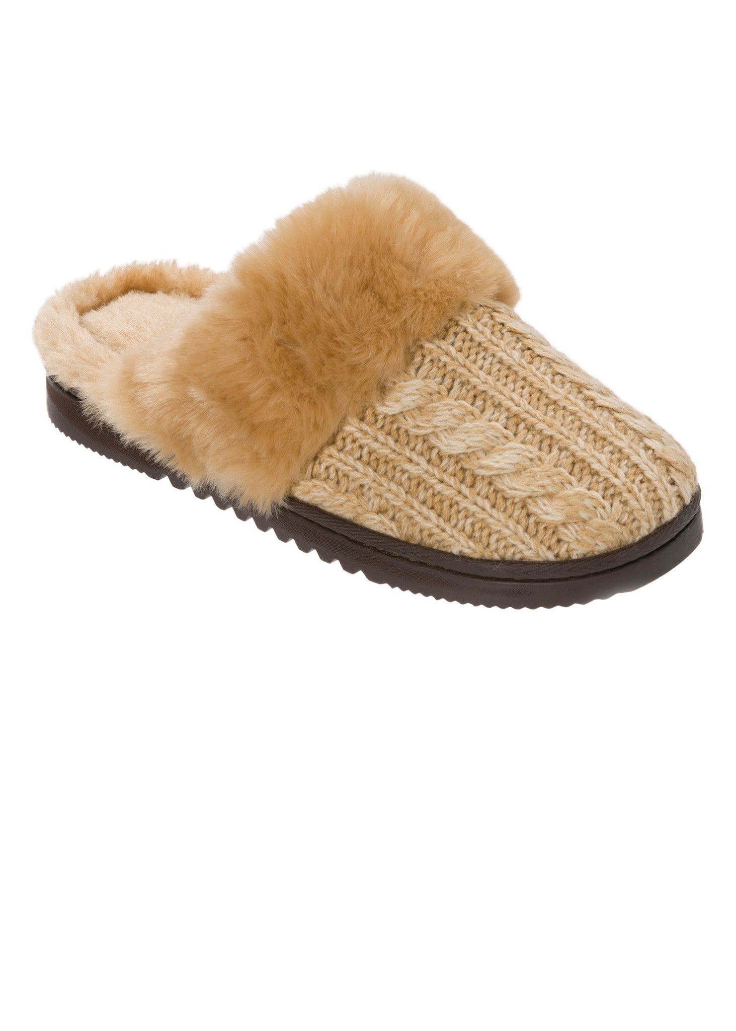 50388 dearfoams כפכף פרווה צמר